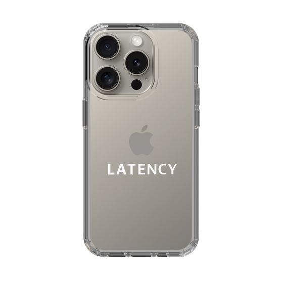 スリムプロテクションケース［ LATENCY - Logotype - Clear ］