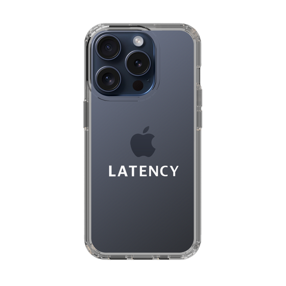 スリムプロテクションケース［ LATENCY - Logotype - Clear ］