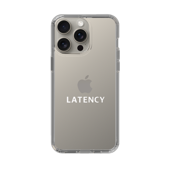 スリムプロテクションケース［ LATENCY - Logotype - Clear ］