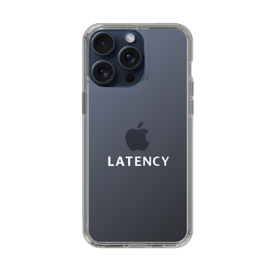 スリムプロテクションケース［ LATENCY - Logotype - Clear ］