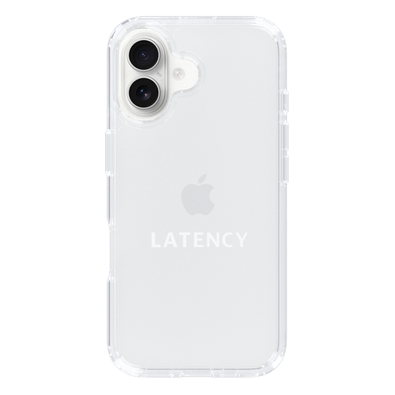 スリムプロテクションケース［ LATENCY - Logotype - Clear ］