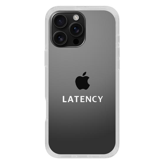 スリムプロテクションケース［ LATENCY - Logotype - Clear ］