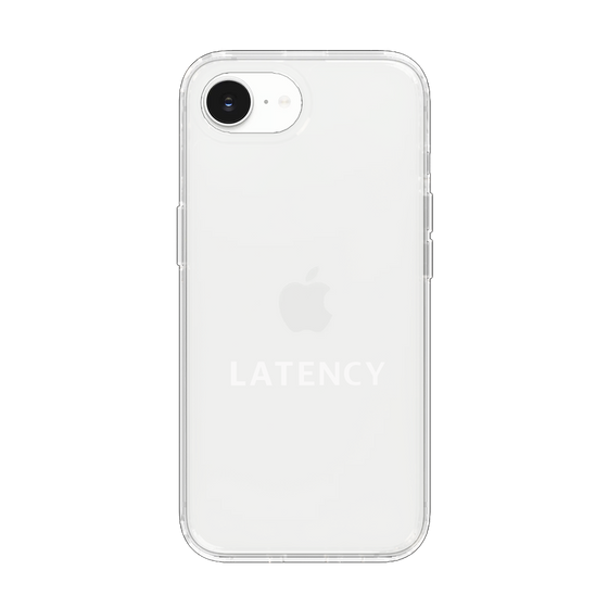 スリムプロテクションケース［ LATENCY - Logotype - Clear ］