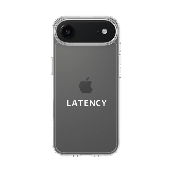 スリムプロテクションケース［ LATENCY - Logotype - Clear ］