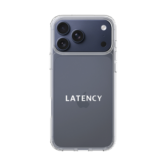 スリムプロテクションケース［ LATENCY - Logotype - Clear ］