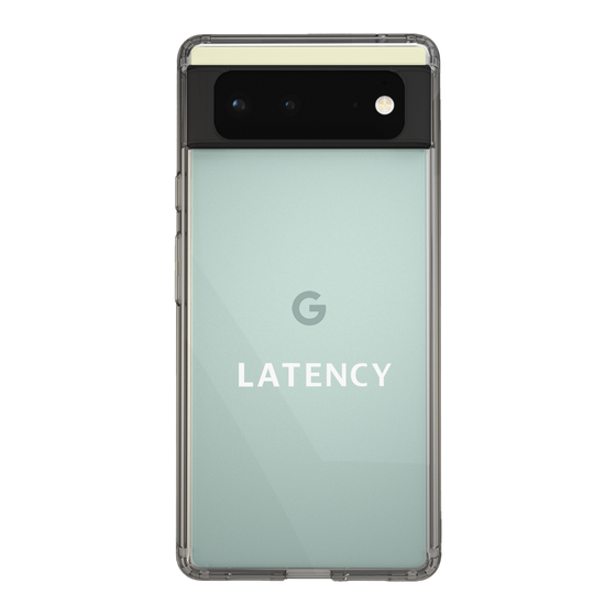 スリムプロテクションケース［ LATENCY - Logotype - Clear ］
