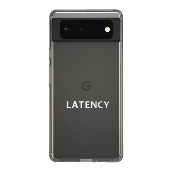 スリムプロテクションケース［ LATENCY - Logotype - Clear ］