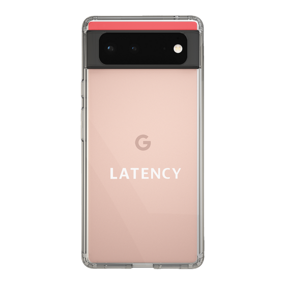 スリムプロテクションケース［ LATENCY - Logotype - Clear ］