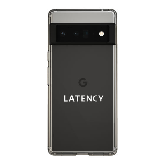 スリムプロテクションケース［ LATENCY - Logotype - Clear ］