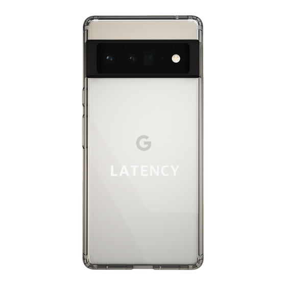 スリムプロテクションケース［ LATENCY - Logotype - Clear ］