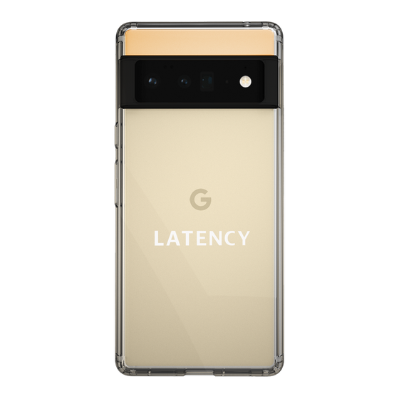 スリムプロテクションケース［ LATENCY - Logotype - Clear ］