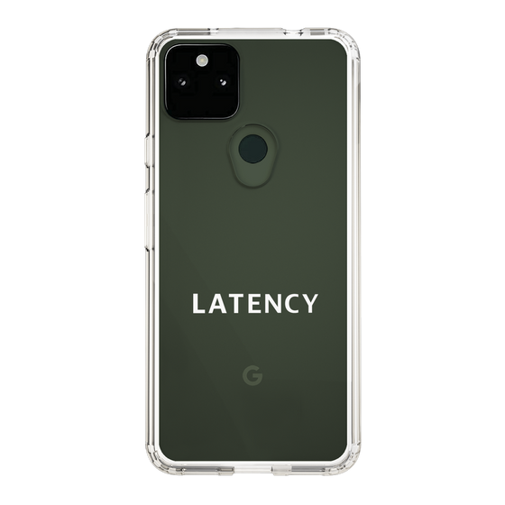 スリムプロテクションケース［ LATENCY - Logotype - Clear ］