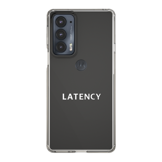 スリムプロテクションケース［ LATENCY - Logotype - Clear ］