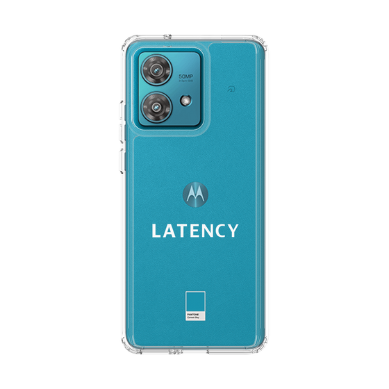 スリムプロテクションケース［ LATENCY - Logotype - Clear ］