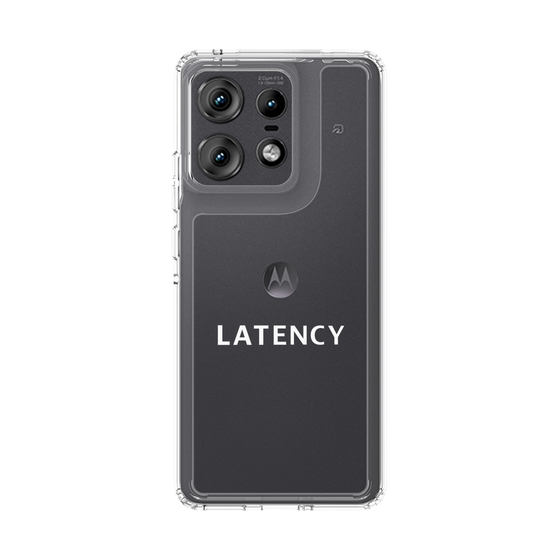 スリムプロテクションケース［ LATENCY - Logotype - Clear ］
