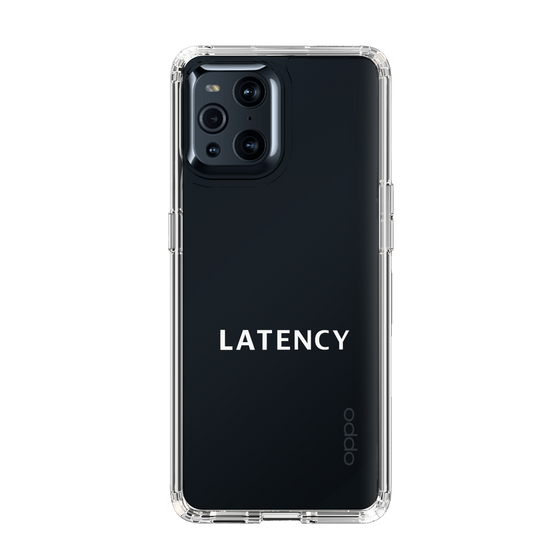 スリムプロテクションケース［ LATENCY - Logotype - Clear ］