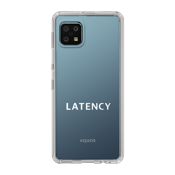 スリムプロテクションケース［ LATENCY - Logotype - Clear ］