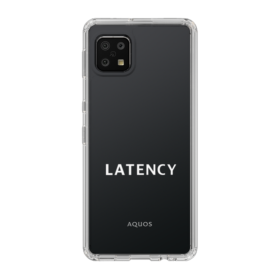 スリムプロテクションケース［ LATENCY - Logotype - Clear ］