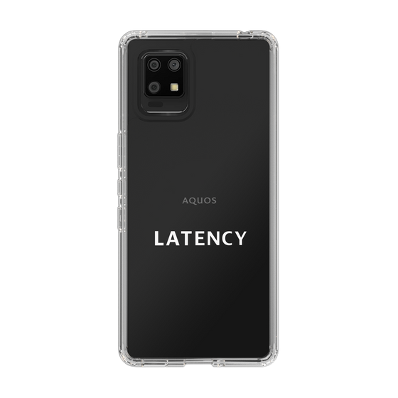 スリムプロテクションケース［ LATENCY - Logotype - Clear ］