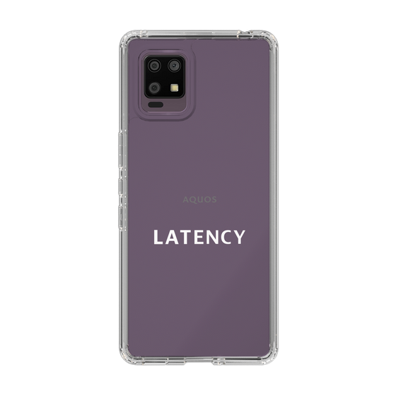 スリムプロテクションケース［ LATENCY - Logotype - Clear ］