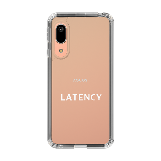 スリムプロテクションケース［ LATENCY - Logotype - Clear ］