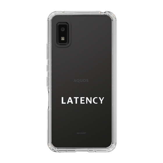 スリムプロテクションケース［ LATENCY - Logotype - Clear ］