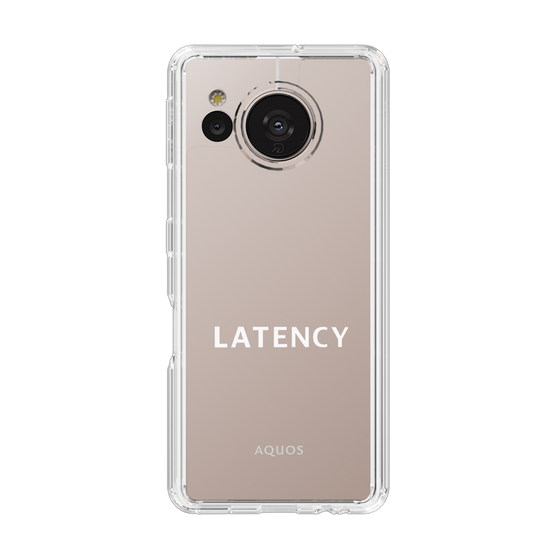 スリムプロテクションケース［ LATENCY - Logotype - Clear ］