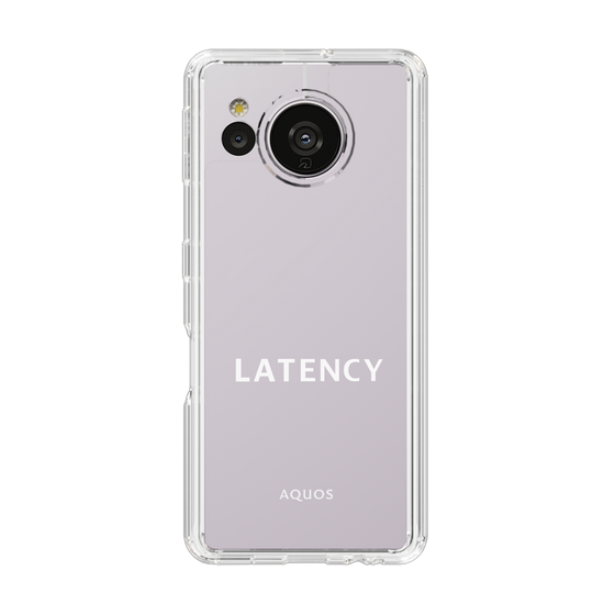 スリムプロテクションケース［ LATENCY - Logotype - Clear ］