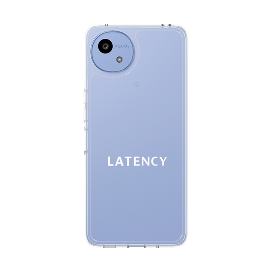 スリムプロテクションケース［ LATENCY - Logotype - Clear ］
