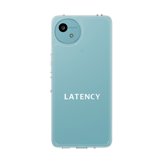 スリムプロテクションケース［ LATENCY - Logotype - Clear ］