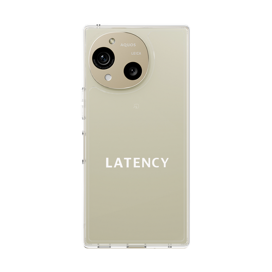 スリムプロテクションケース［ LATENCY - Logotype - Clear ］