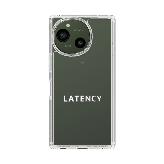 スリムプロテクションケース［ LATENCY - Logotype - Clear ］
