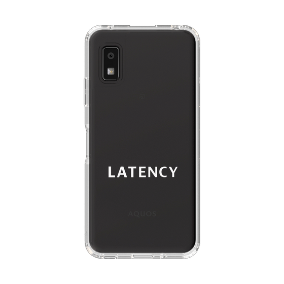 スリムプロテクションケース［ LATENCY - Logotype - Clear ］