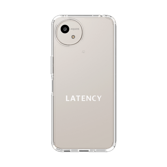 スリムプロテクションケース［ LATENCY - Logotype - Clear ］