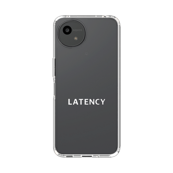 スリムプロテクションケース［ LATENCY - Logotype - Clear ］