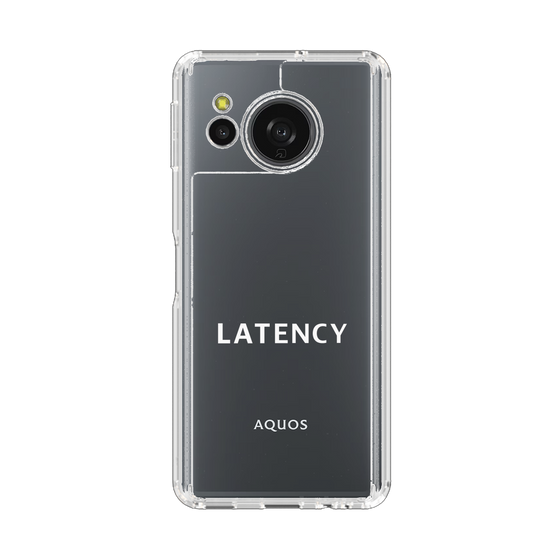 スリムプロテクションケース［ LATENCY - Logotype - Clear ］