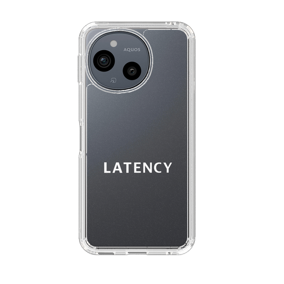 スリムプロテクションケース［ LATENCY - Logotype - Clear ］