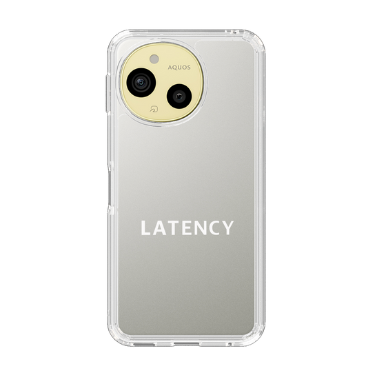 スリムプロテクションケース［ LATENCY - Logotype - Clear ］