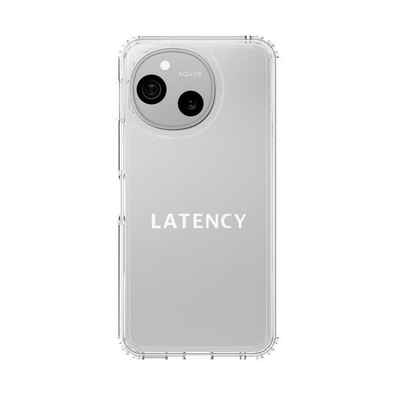 スリムプロテクションケース［ LATENCY - Logotype - Clear ］