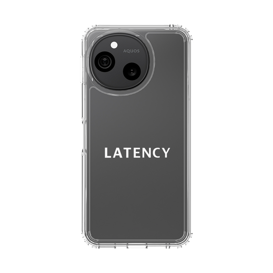 スリムプロテクションケース［ LATENCY - Logotype - Clear ］