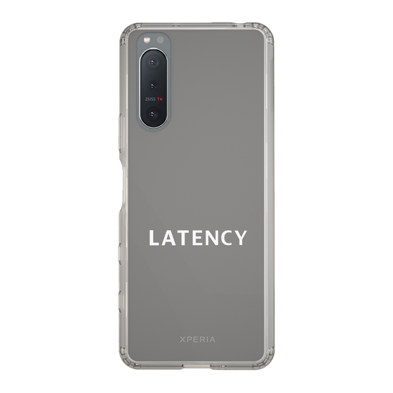 スリムプロテクションケース［ LATENCY - Logotype - Clear ］
