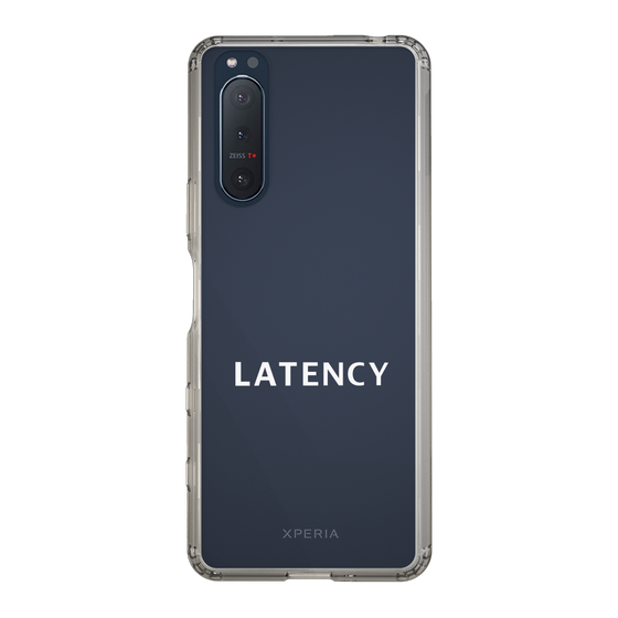 スリムプロテクションケース［ LATENCY - Logotype - Clear ］