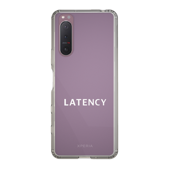 スリムプロテクションケース［ LATENCY - Logotype - Clear ］
