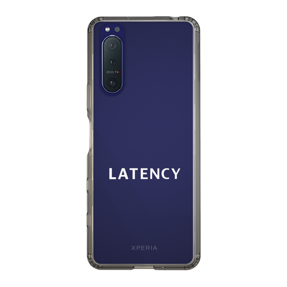 スリムプロテクションケース［ LATENCY - Logotype - Clear ］