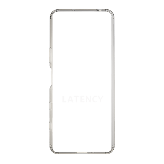 スリムプロテクションケース［ LATENCY - Logotype - Clear ］