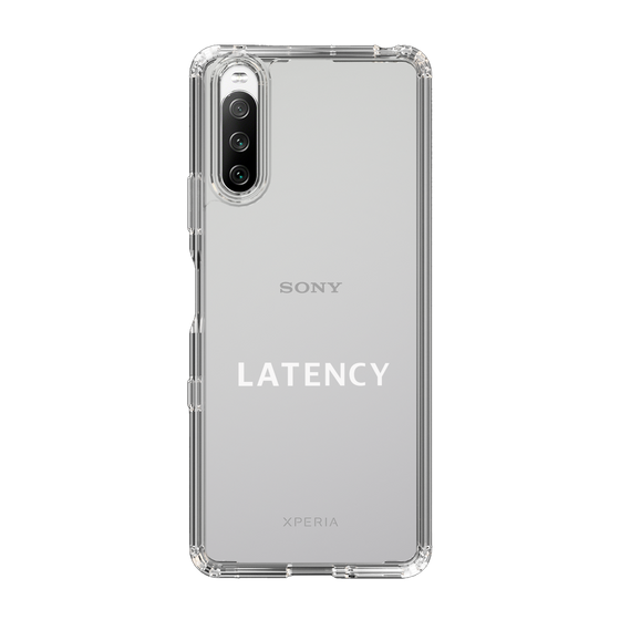 スリムプロテクションケース［ LATENCY - Logotype - Clear ］