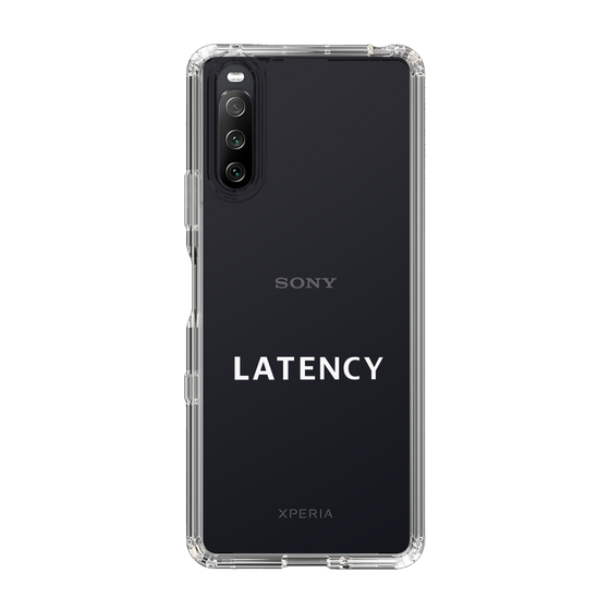 スリムプロテクションケース［ LATENCY - Logotype - Clear ］