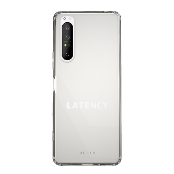 スリムプロテクションケース［ LATENCY - Logotype - Clear ］