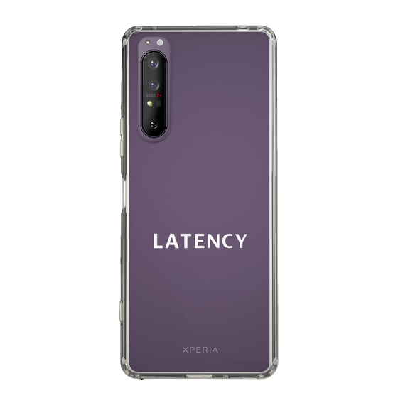 スリムプロテクションケース［ LATENCY - Logotype - Clear ］