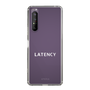 スリムプロテクションケース［ LATENCY - Logotype - Clear ］